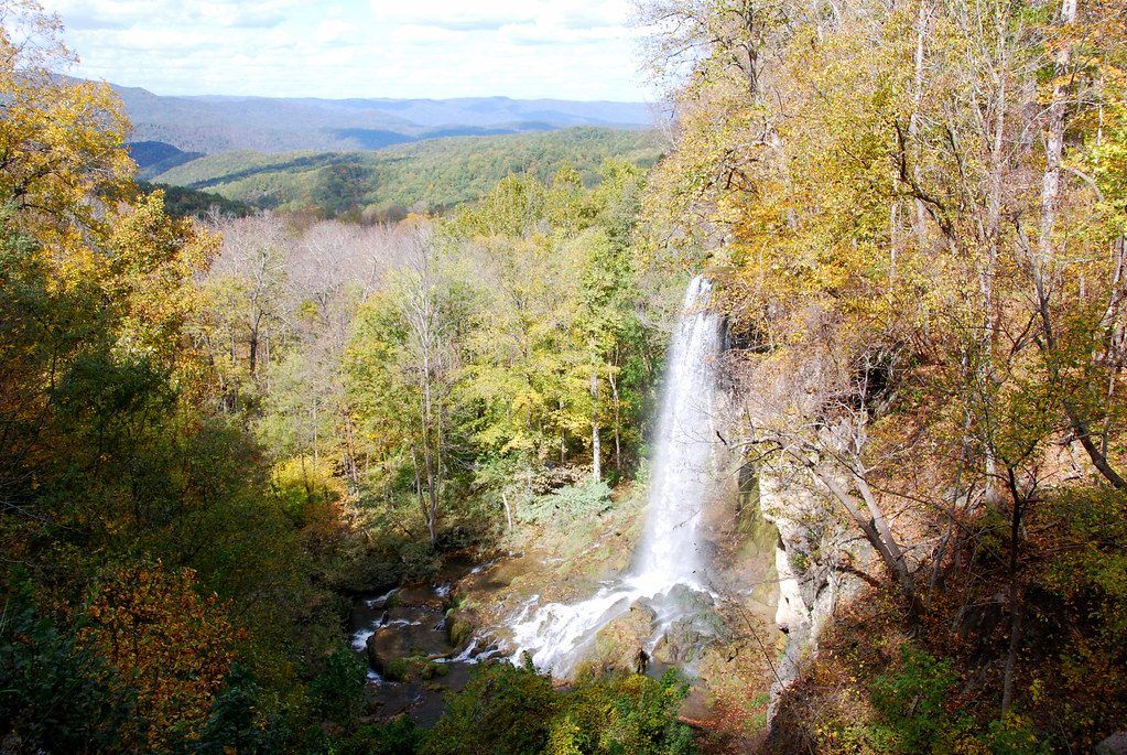 Falling Spring Covington Virginia from Douthat State Park